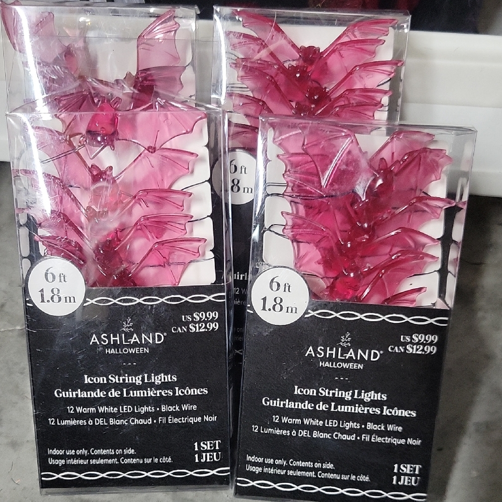 Ashland Halloween Icon String Lights - 4 Packs